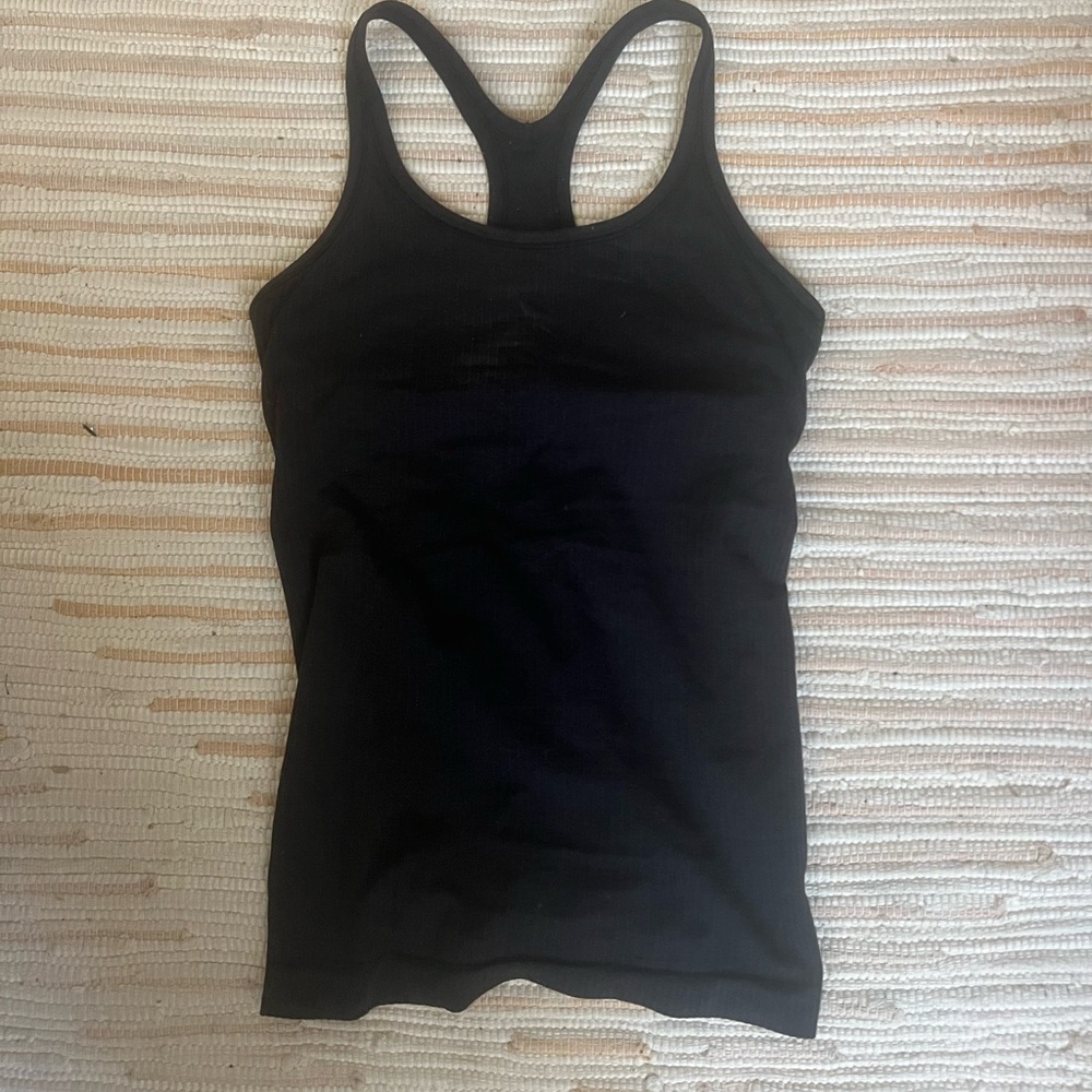 LULULEMON BLACK EB STREET TANK SIZE 4